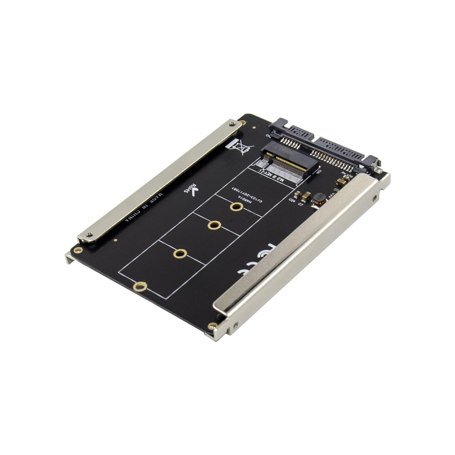 SATA III to M.2 NGFF SSD Converter Adapter, 2.5 Inch SATA to M.2 SATA (NGFF) Adapter Card, Supports 2280/2260/2242 SSD, High-Speed 6Gbps-picture-24