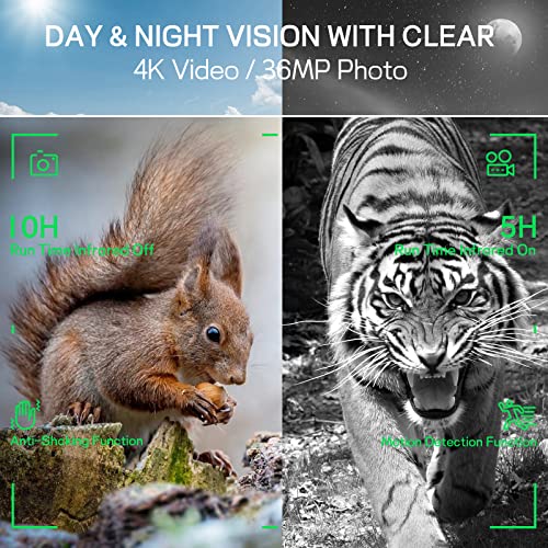Anyork Rechargeable Night Vision Goggles For Hunting, 4K Infrared Night Vision Binoculars #TOP2