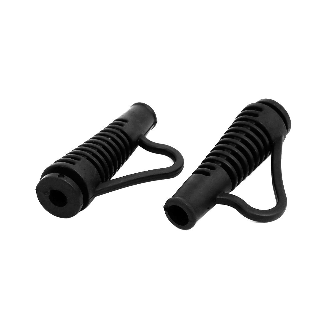 Aexit 20mmx69mm Rubber Civil equipment hardware accessories Wire Sleeve Sheath Hair Dryer Accessories Black 4pcs Model:66as189qo335