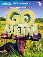 Vivan Las Matematicas! Go Math! Teacher Edition Chapter 6 0544678702 Book Cover