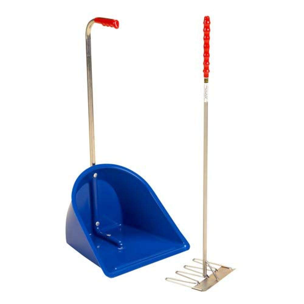 Stubbs Unisex's Blue Stable Mate Manure Collector High with Rake, Regular