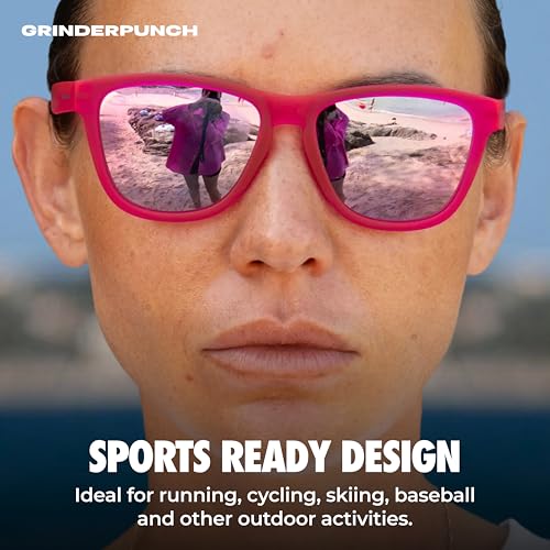 Image of grinderPUNCH Womens Polarized Sunglasses UV400 Protection Classic Retro Driving Sun Glasses Trendy Fashion Shades