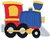 PatchMommy Iron On Patch, Train - Appliques for Kids Children