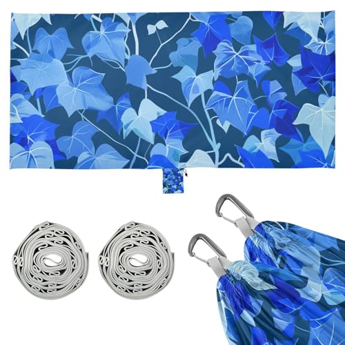 Ivy - Amaca da campeggio elettrica con cinghie per albero, per interni ed esterni, colore: blu