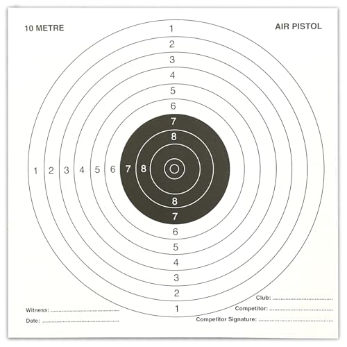 10 Metre Air Gun Paper Targets