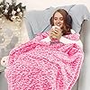 Warm Blanket Pink Soft Fleece Blankets Fuzzy Small Throw Blankets for Kids Girls Toddlers #1