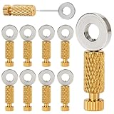 Leather Suture Positioning Needles, 10PCS DIY Leathercraft Located Needle, Locking...