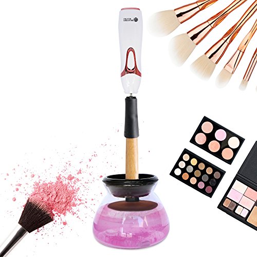 Beautify Beauties Electronic Makeup Brush Cleaner - Best Makeup Brush Cleaner Machine - Spinning Makeup Brush Cleaner