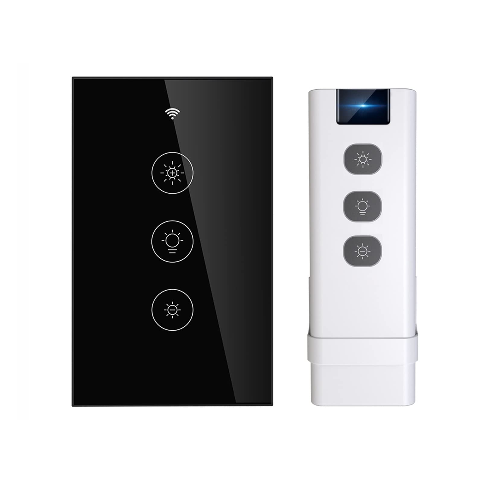 Interruptor Inteligente WiFi Interruptor de atenuación de luz Inteligente 2/3Way Muilti-Control Smart Control Work Smart Light Switch (Color : 4 Tamaño : W) (6 W)