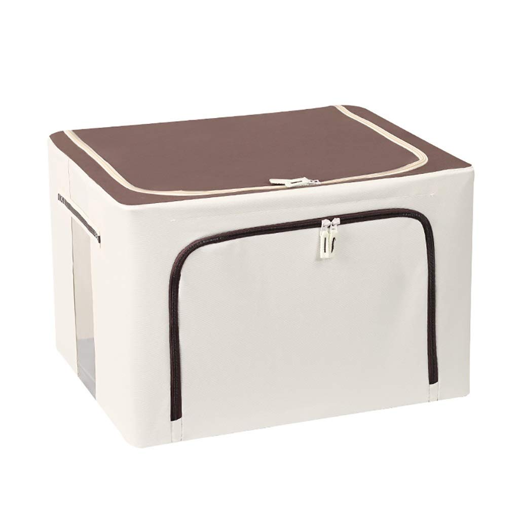 Sac de rangement de vêtements pour armoire propre et dressing beige bien ordonné