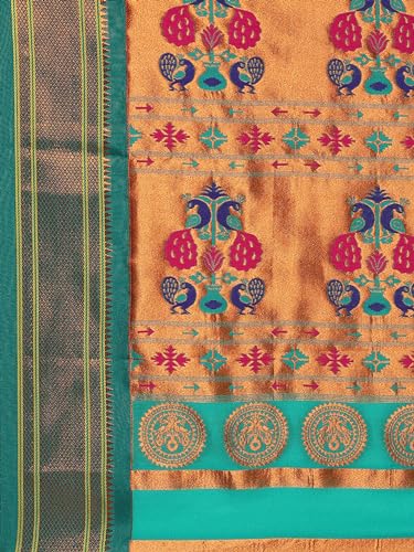 Varkala Silk Sarees paithani silk saree – image 5