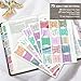 Laminated Bible Tabs for Women & Men - Large Print Tabs for Study Bibles, Boho Theme for Easy Navigation and Quick Reference - Easy-to-Read and Apply Tabs for All Ages-Uniform Theme