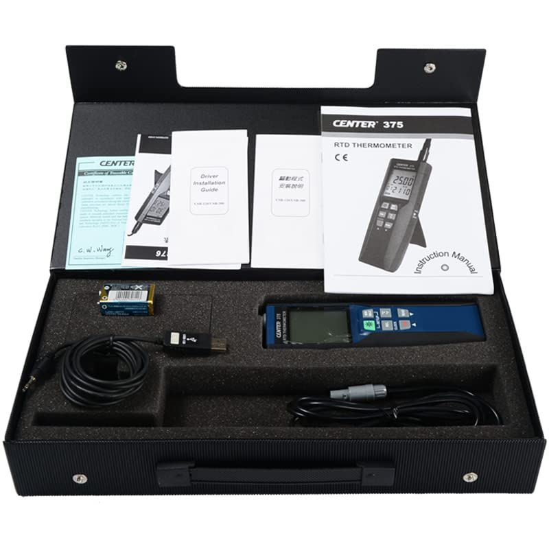 SSEYL CENTER303 Dual Display Digital Thermometer Measurement Range -200C~ 1370C CENTER-303