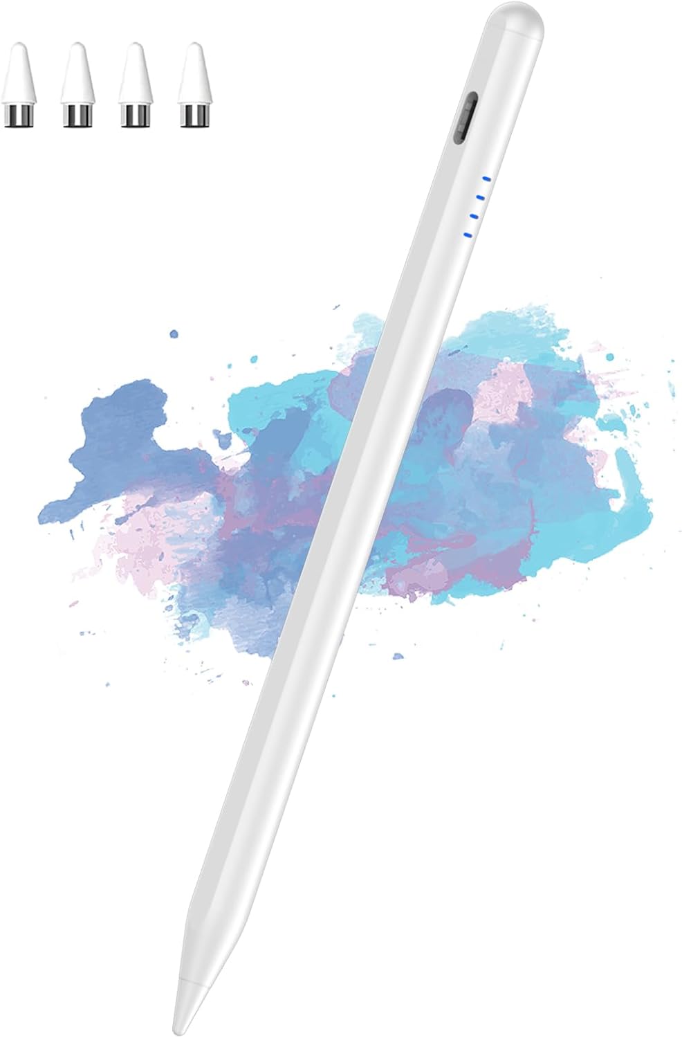 Stylus Pen for Android Touchscreen with 4 POM Tips, Kenkor Active Digital Stylus Pens for iPhone, Magnetic Tablet Pen Compatible with iPhone/Samsung/Huawei/Vivo Writing & Drawing – White Stylus Pen for Android Touchscreen with 4 POM Tips, Kenkor Active Digital Stylus Pens for iPhone, Magnetic Tablet Pen Compatible with iPhone/Samsung/Huawei/Vivo Writing & Drawing – White