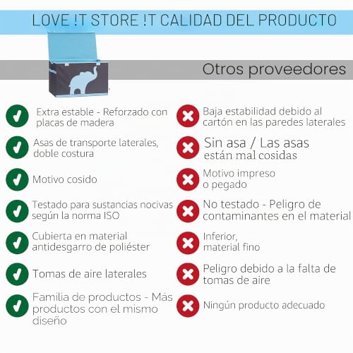 Baúl de juguetes lavable para solucionar el desorden en dormitorios infantiles 5