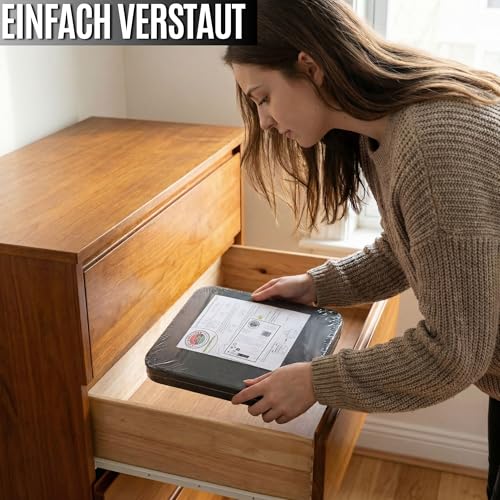 Gelber Sack Ständer 90L – Stabiler Müllsackständer für Gelbe Säcke 60–120L mit Halteclips & Metallrahmen – Faltbar & Platzsparend