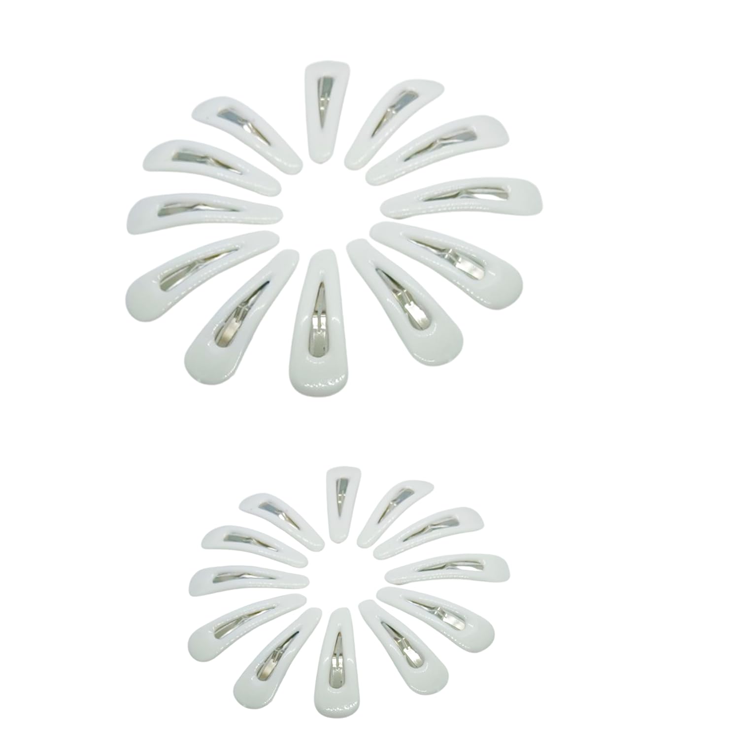 Starlinks Hair Tic Tac Tik Tak Clips Combo Hair Clips Plastic (3.5cm -12 nos + 4.5cm -12 nos) for Women and Girls Bangs Clip Ladies Styling Hairpins Everyday Use 12 Pieces Each - 24 Nos.-image-21