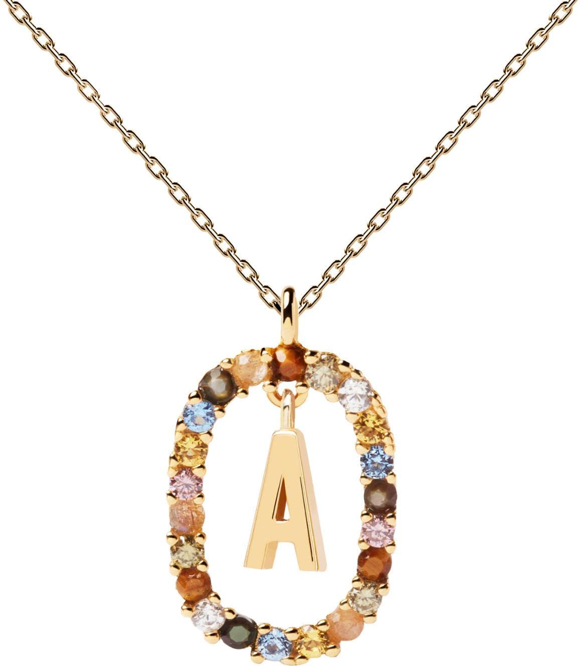 P D PAOLA Letters 2021 CO01-260-U Cadena de Cuello para Mujeres