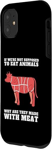 Vista 11 de iPhone SE (2020) / 7 / 8 Anti Vegan Carnivore Meat Eater Keto Diet Case