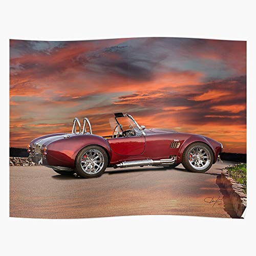 Automobile Convertible Automobiles Car Competition Cars Autos Auto Beeindruckende Poster für die Raumdekoration, gedruckt mit modernster