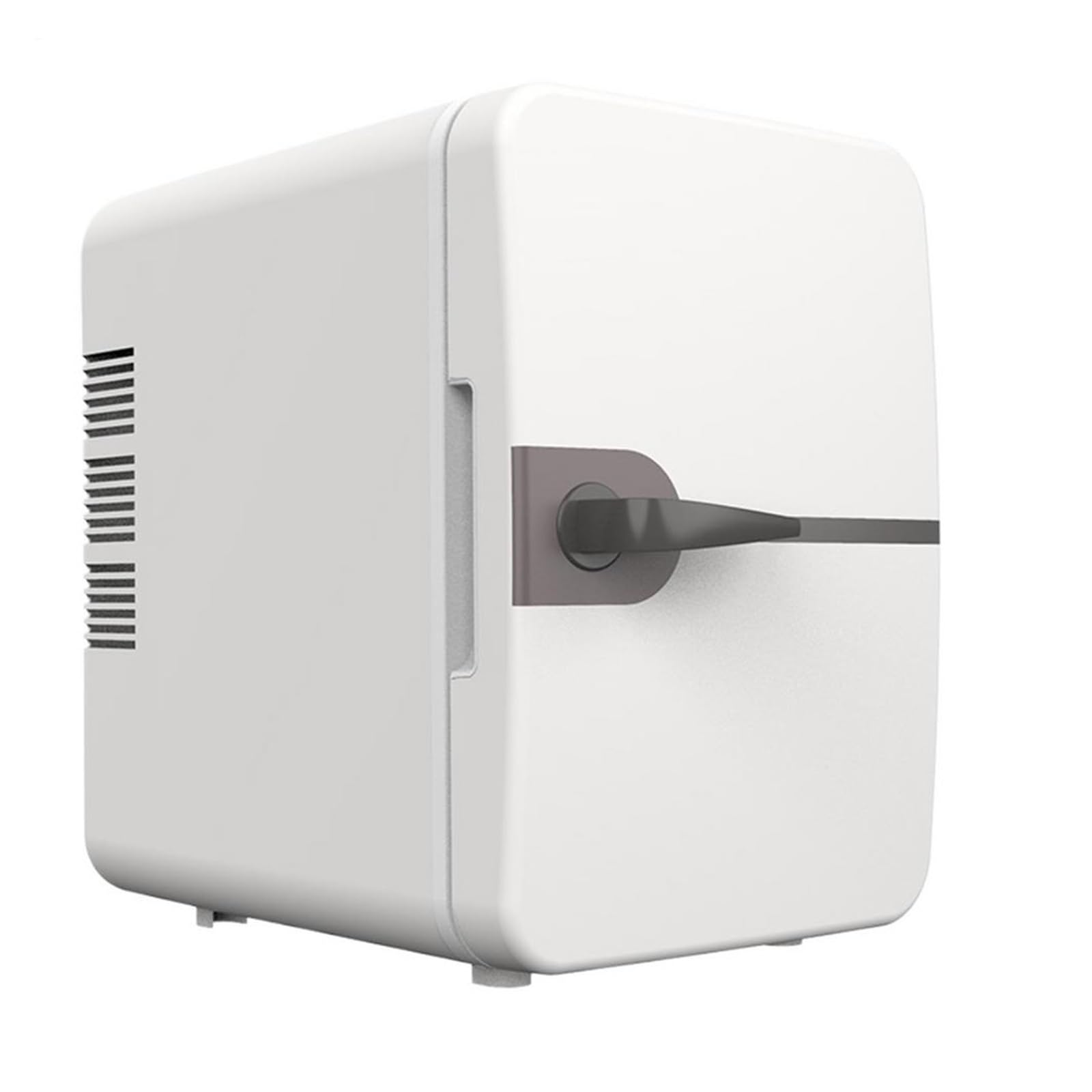 Refrigerador portátil for Coche de 6 litros con asa for el hogar, Ideal for el Cuidado de la Piel, Maquillaje, Bebidas y Almacenamiento de Alimentos Frescos.(White EU)