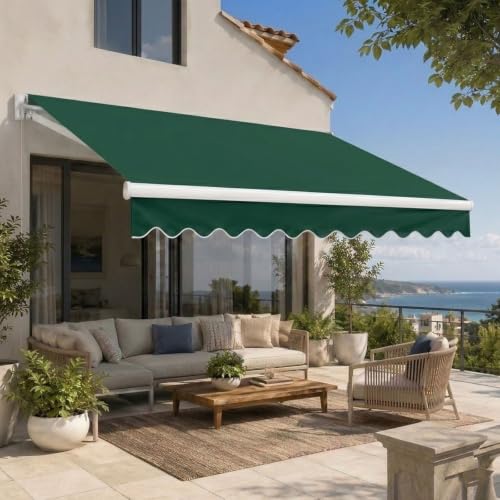 Toldos para patio de gran tamaño impermeables que crean sombras frescas 2