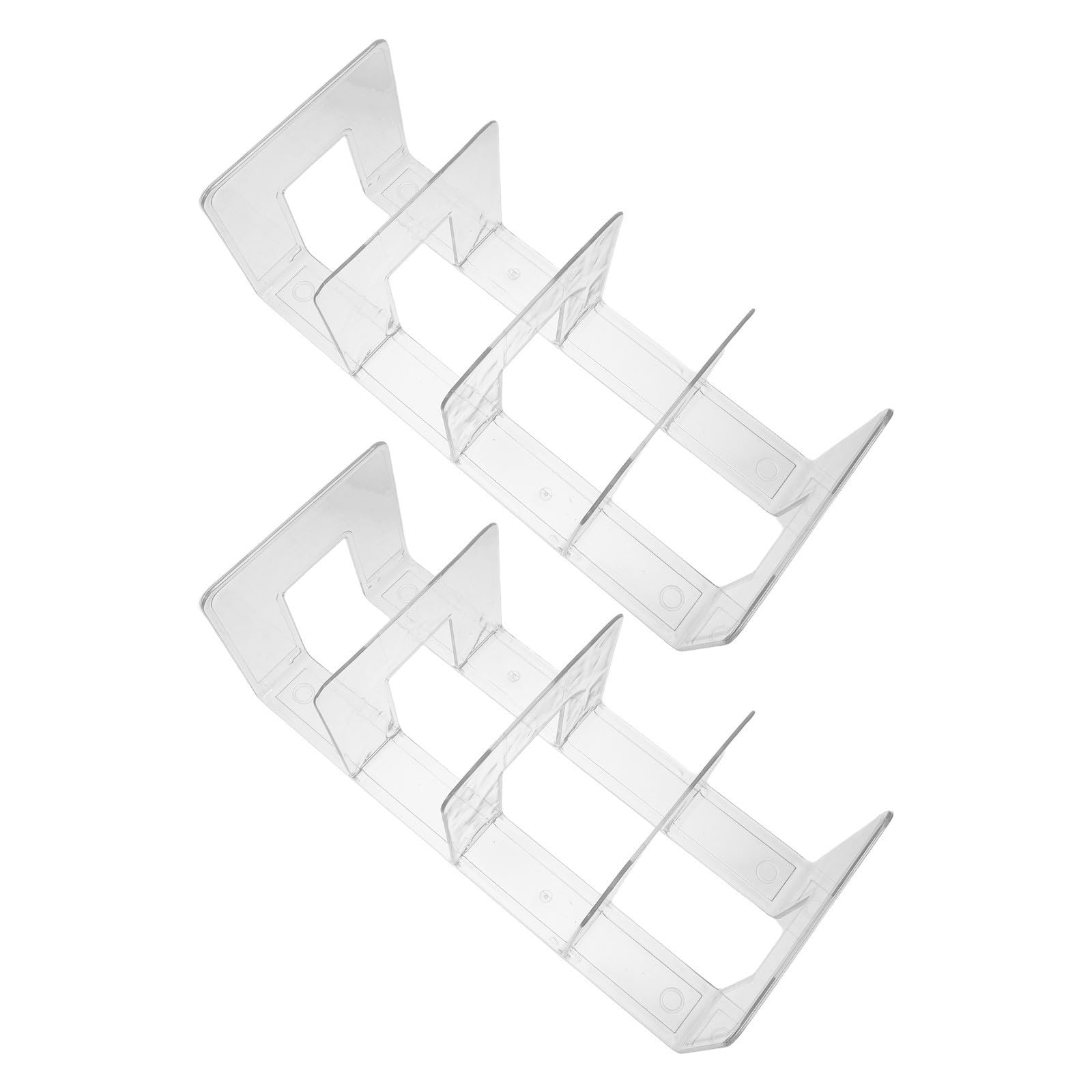 Étagère à chaussures acrylique transparent empilable pour placard et rangement de chaussures