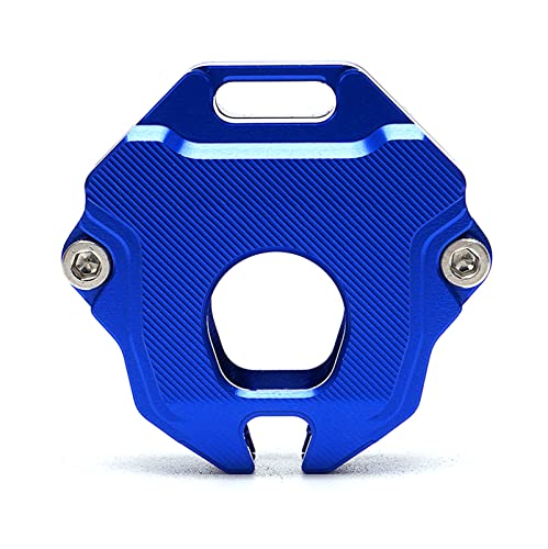 Motocicleta CNC clave Shell cubierta para Honda Hornet 600 CB650R CB650F CB500X África Twin CRF1100 L CBR 650R 500R 250RR 1000RR, azul, L Cover