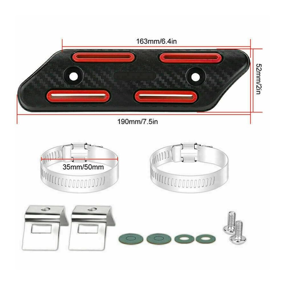 para C&RF250 C&RF450 C&RFX250 C&RFX450 C&RFX 250 450 C&RF X250 X450 Protector De Escape Silenciador Tubo Protector Térmico Piezas De La Cubierta Protección Escape Moto