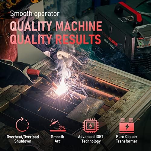 Image of YESWELDER MIG-205DS MIG Welder, 200Amp 110 /220V Dual Voltage, Gas /Gasless MIG Welding Machine MIG /Lift TIG /Stick 3 in 1 Multiprocess Aluminum MIG Welding Machine, Spool Gun Compatible