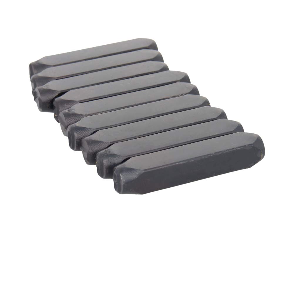 Utoolmart Metal Number Stamp Tool Set,3/8" 10mm Digital 0 to 9,Numbers Punch Set, Wood Leather Steel Punch Tools, for Imprinting on Metal Jewelry Craft Stamping