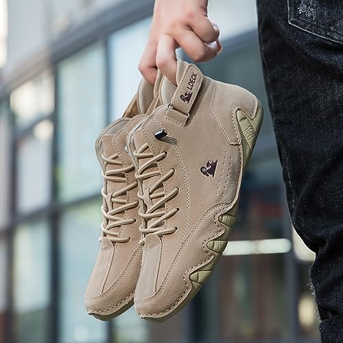 Vogany Shoes Women, Vogldeck - Waterproof and Breathable Orthopedic Shoes, Outdoor Beck Shoes Comfy Lightweight Non-Slip Orthopedic Sneakers Walking Hiking Ankle Boots(Khaki,US 7)3