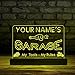 The Geeky Days My Tools My Rule Garage Custom Text LED Lamp Personalized Logo Car Shop Multi Color Lighting Display Sign with Remote Controller Man Cave Business Decor Motor Bike Drivers Gift(Black)