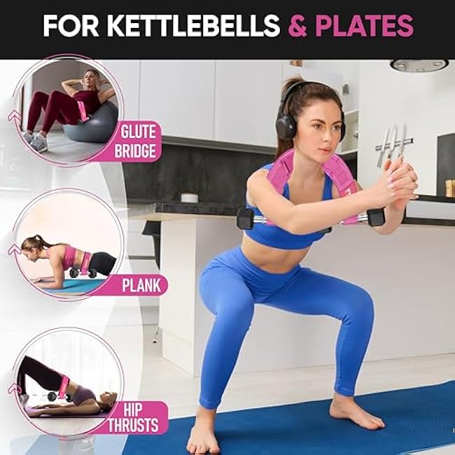 Breaking Limits Heavy Duty Hip Thrust Band - Booty Belt for Dumbbells, Kettlebells & Weights - Glute Bridge Band