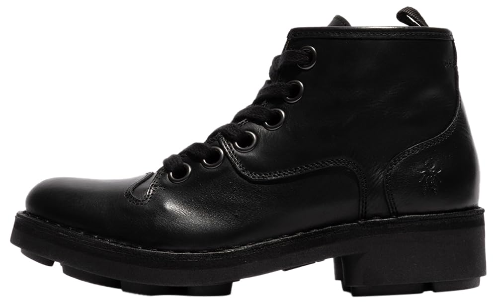 Fly London Women's Wine Mes 2 Leather Calf Boots Colour: : Size 3