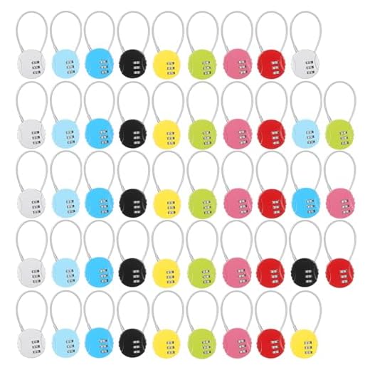 How to reset combination master lock for luggage lock lost Moxweyeni 48 Pack Combination Lock Set