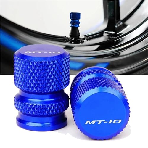 Bouchon de valve pneu moto Yamaha MT10 capuchon potence turquoise - 2