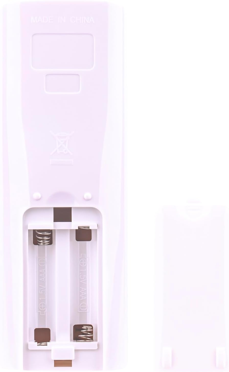 Back of ALLIMITY AKB73975614 Remote Control with open battery compartment