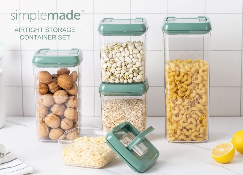 Snapklik.com : SIMPLEMADE Fliplock Container Set - 5-Piece Airtight ...