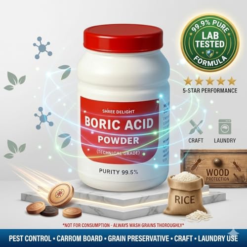 Image of Pure Boric Acid Powder (100 Gm)