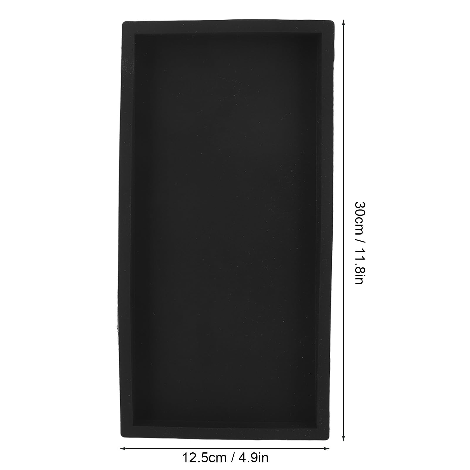 Vassoio da Bagno per Bancone, Vassoio Cosmetico in Silicone per Bagno, Vassoio Rettangolare per Lavabo Vassoio Portaoggetti Vassoio Cosmetico Vassoio Portaoggetti per Gioielli (L)
