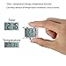 AOZBZ 2 in 1 Motorcycle Thermometer Clock, Digital Luminous Waterproof Stick On Motorcycle Car Thermometer Clock