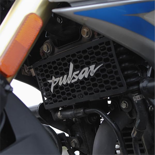 Image of Radiator Guard Compatible with Bajaj Pulsar N250 /F250 only for USD Fork Models After 2024 (White, Pack of 1) (Not Suitable for befor 2024 Models)
