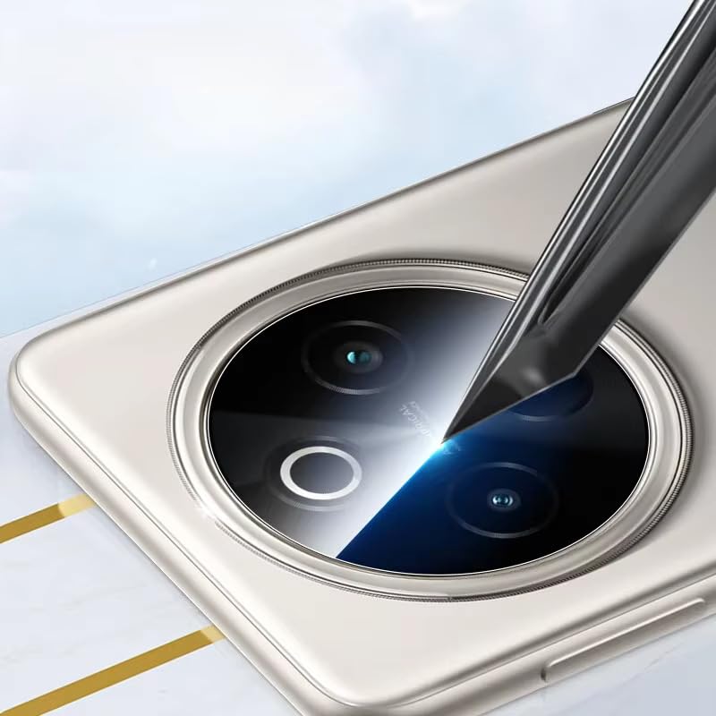 Image of Xmon Camera Lens Protector for Vivo Y300 Pro (1 Pack) - 3D Premium Tempered Glass, Ultra-Clear, Anti-Scratch, Easy Installation - Black