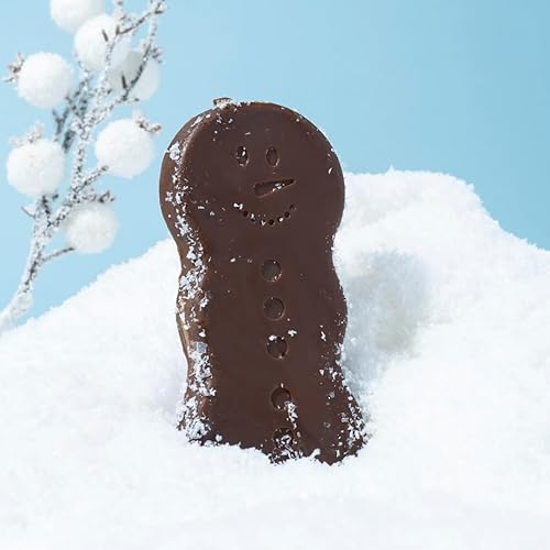 Miniatura 5 de Snowhey - Caramelos de muñeco de nieve de chocolate, relleno de mantequilla de maní, vegano, apto para alérgenos, paquete de 2