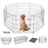 Foldable Exercise Pet Playpen,Jaula para Mascotas,Corral portátil Plegable para Mascotas,Corral para Perro con...