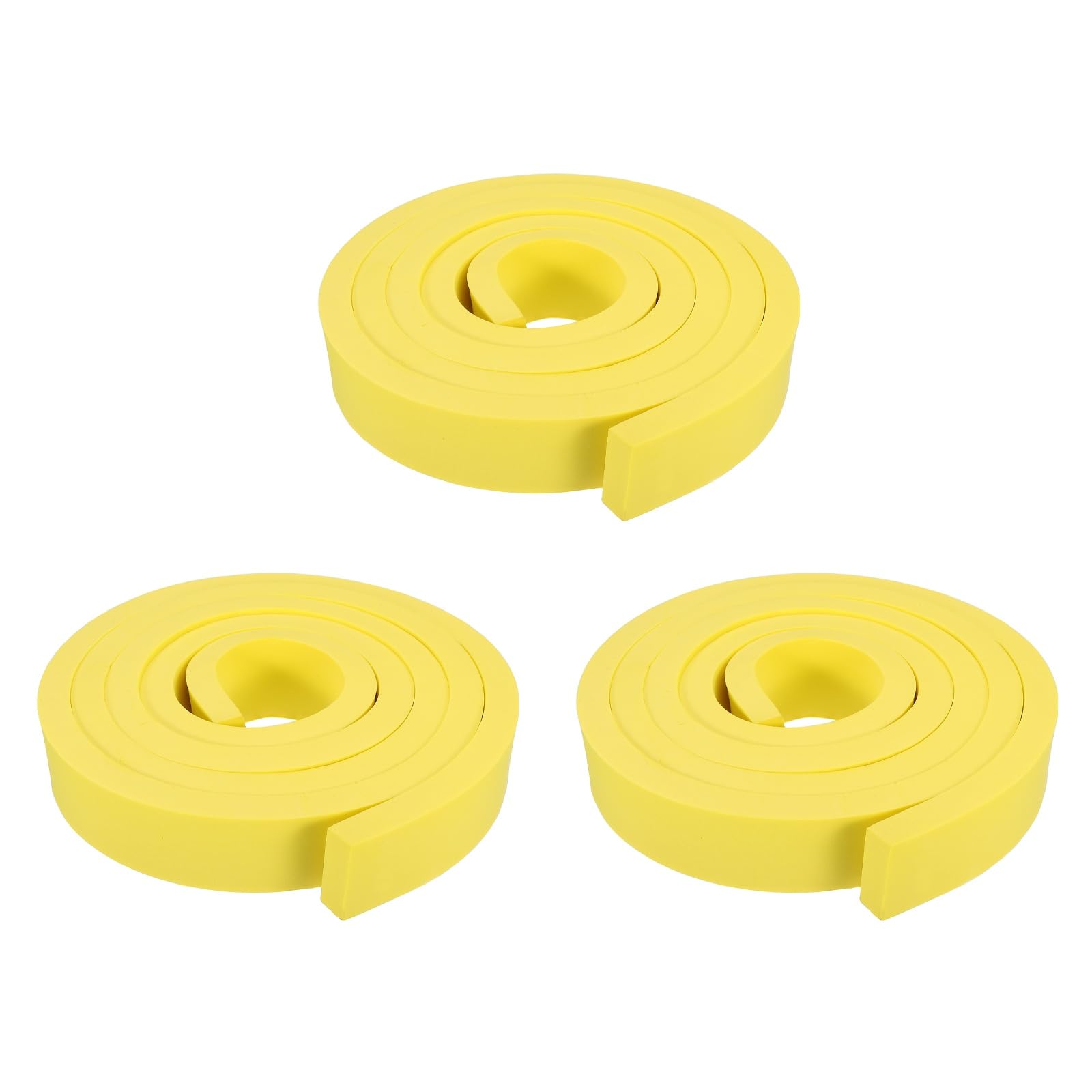 PATIKIL 2Meter Expansion Joint Tape, 3Pcs 40MM Self Adhesive Insulation Tape Heating Edge Tapes for Floor Heating Perimeter Insulation Preventing Heat Loss, Yellow
