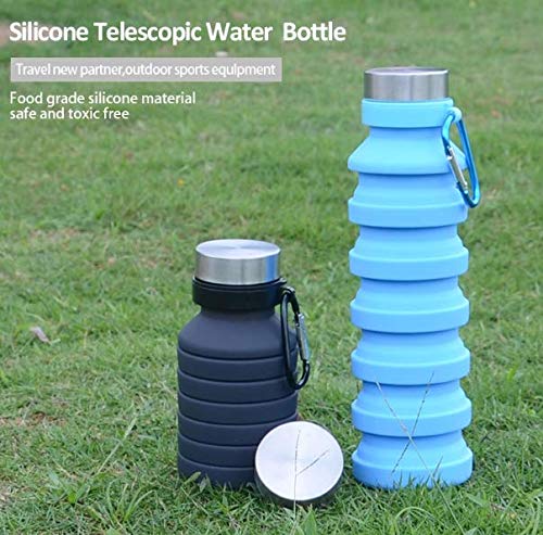 Kemier - Botellas De Agua Plegables De Silicona De 750 Ml, G | Meses sin interés Kemier - Botellas De Agua Plegables De Silicona De 750 Ml, G | Meses sin interés
