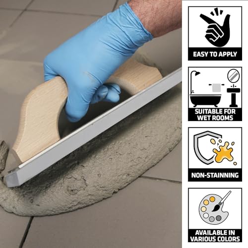 Image of SIKA - SikaCeram 888 Tile Grout EP - Coloured tile grout and tile adhesive - Water cleanable and chemical resistant - Stainless and colourfast - Beige - 1kg