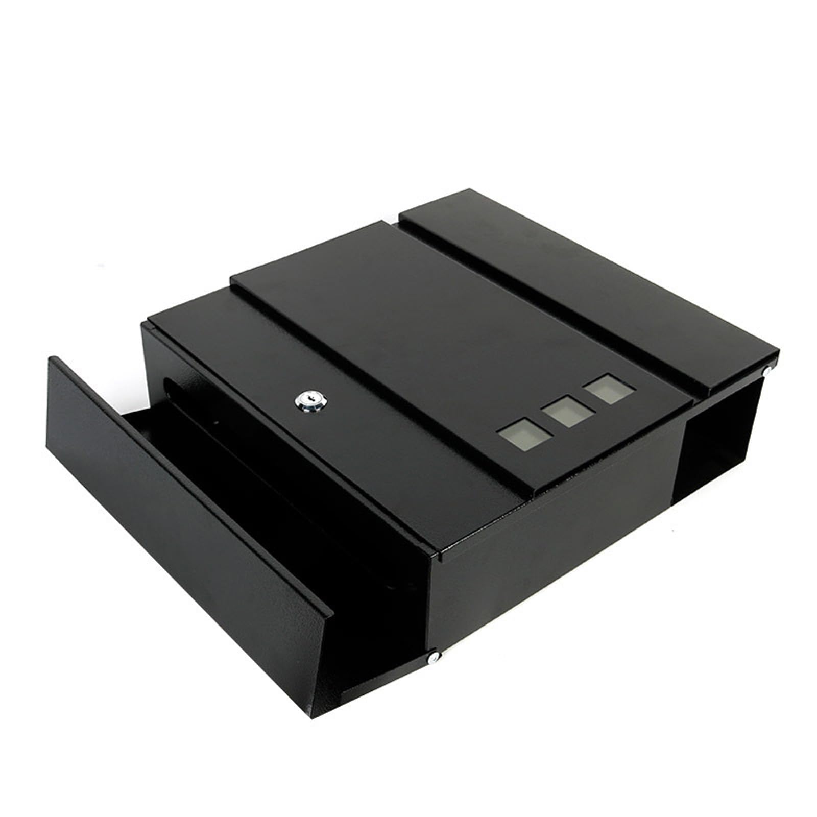TFAOYS Sturdy Rusts Proof Mailbox with Spacious Storage Apartment Mail Dropbox for Documents and Small Parcel Securable Mail Container